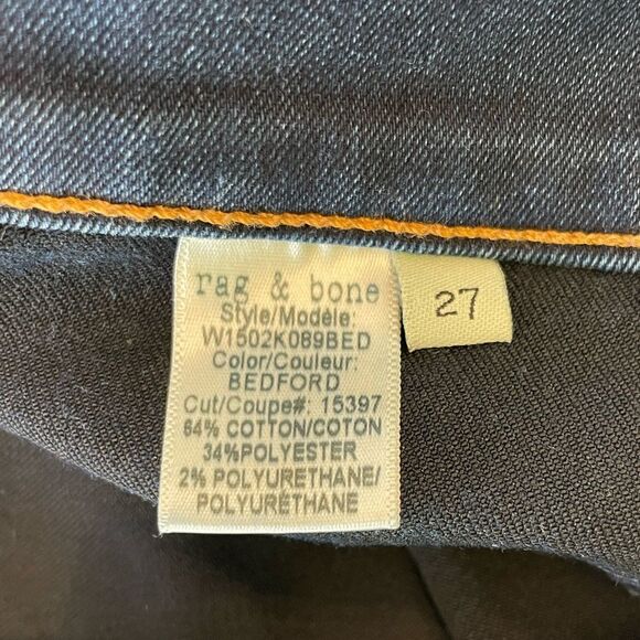 EUC Rag & Bone Women’s Skinny Jean in color Bedford Sz. 27 - Picture 4 of 6